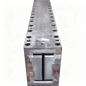 FRP I-beam pultrusion die, steel mold with heating holes for fiberglass beam manufacturing