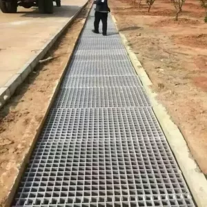 lightweight mingchi frp trench cover for municipal water treatment