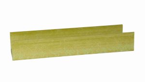 100x50x5 Light Yellow FRP Channel Bar, high strength corrosion resistant insulating fiberglass U channel beam for industrial construction