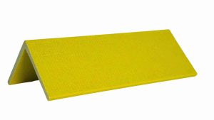 75x75x5 FRP Angle Bar, yellow fiberglass composite angle profile with corrosion resistance