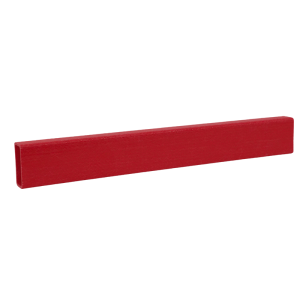 Red FRP fiberglass reinforced plastic rectangular hollow tube