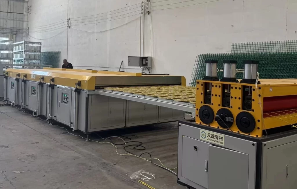 Mingchi factory advanced FRP production line equipment, used for manufacturing high-quality fiberglass products