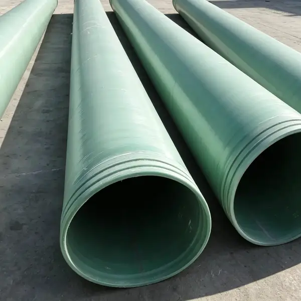 Green corrosion-resistant FRP fiberglass pipes, high strength and long service life