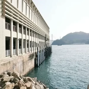 mingchi frp water conservancy safety barrier around water treatment sedimentation ponds