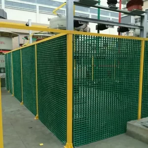durable mingchi frp protective guardrail for desalination plant perimeters