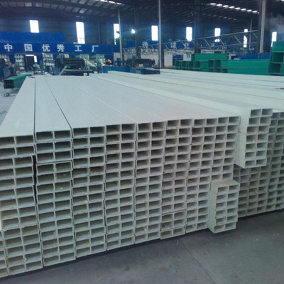 FRP Fiberglass Purlin warehouse stock, bulk pultruded fiberglass purlins in multiple colors, high strength & maintenance-free for industrial roofing projects - Mingchi FRP