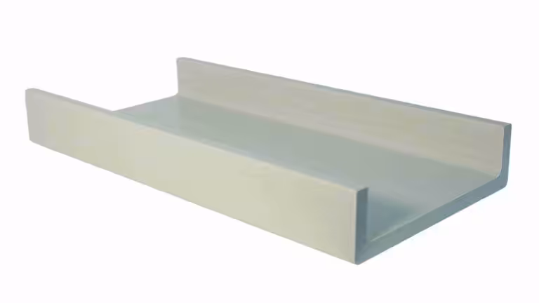 100x50x5 FRP Channel Bar, high strength corrosion resistant insulating fiberglass U channel beam for industrial construction