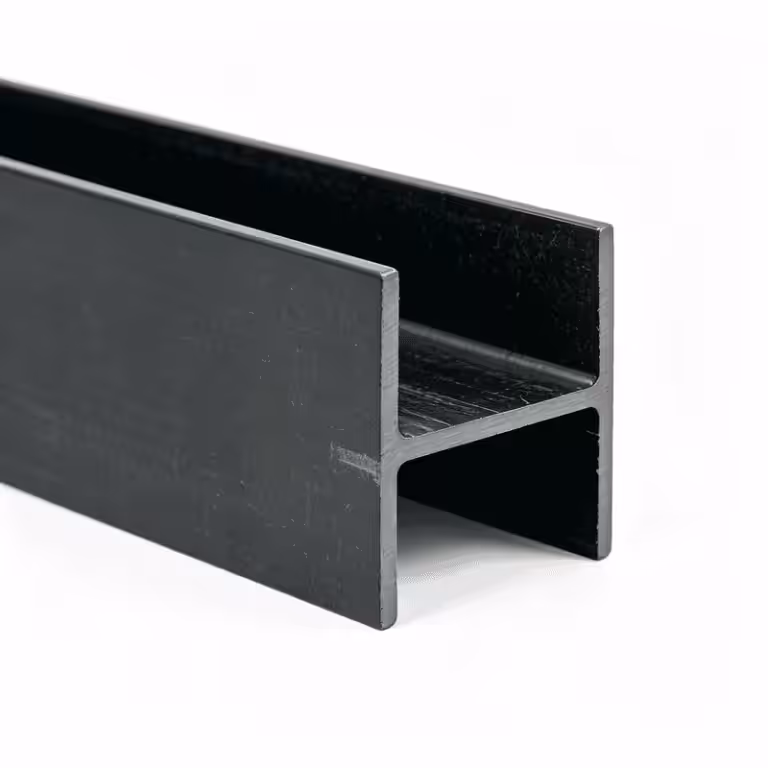 Black corrosion-resistant fiberglass reinforced plastic FRP I-beam for construction