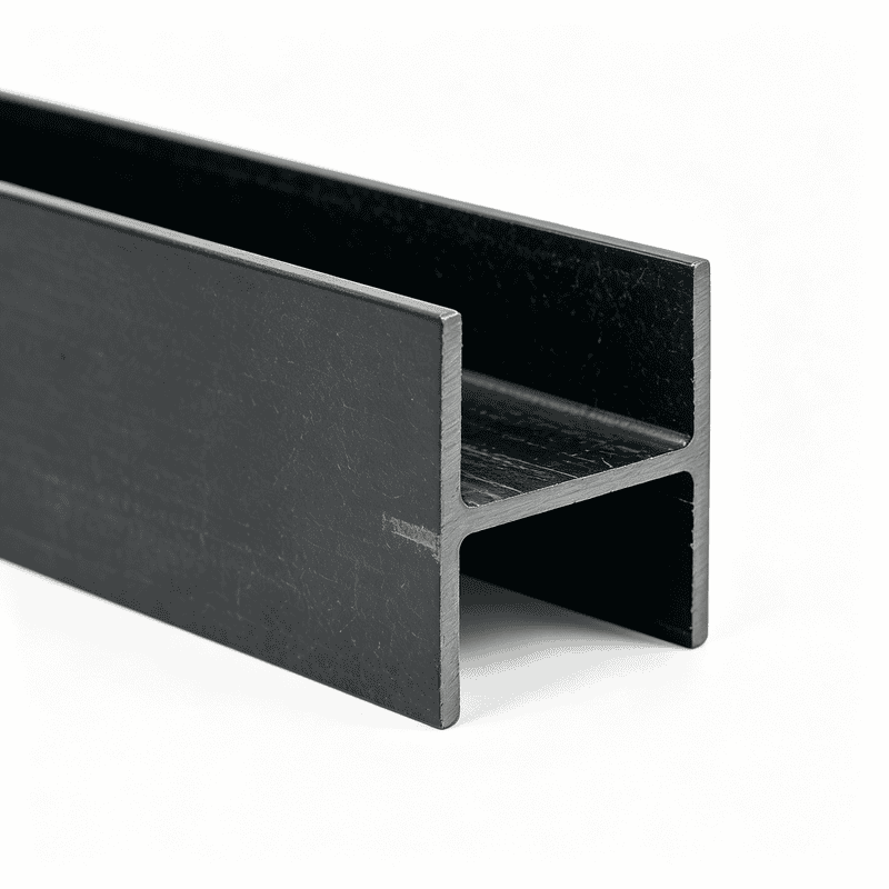 Black corrosion-resistant fiberglass reinforced plastic FRP I-beam for construction