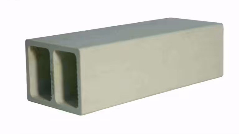 80x60x5mm Fiberglass Purlin, corrosion-resistant high-strength FRP composite purlin for industrial roofing and construction