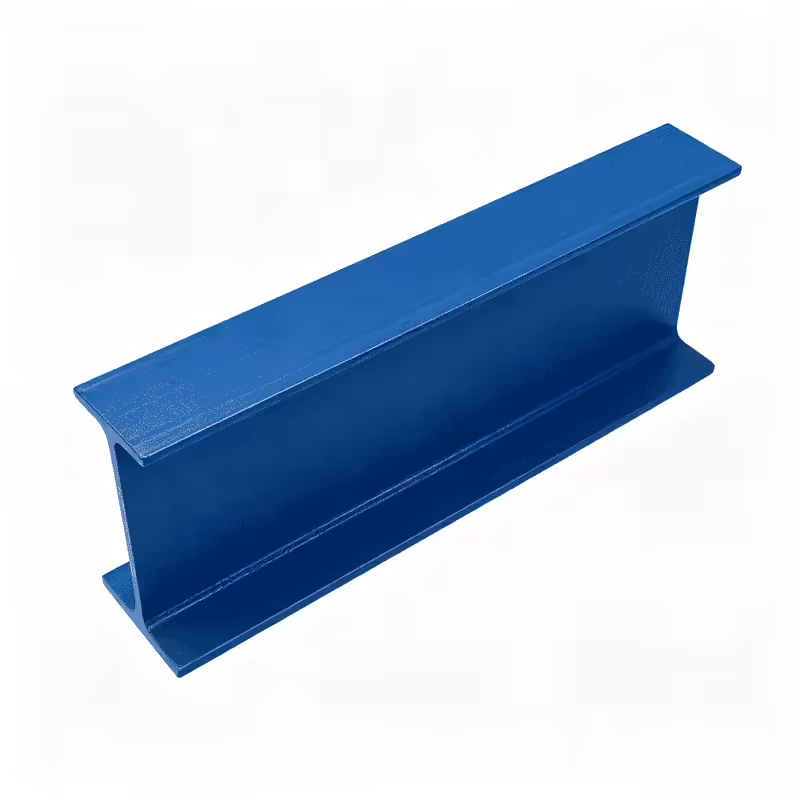 White corrosion-resistant fiberglass reinforced plastic FRP I-beam for construction