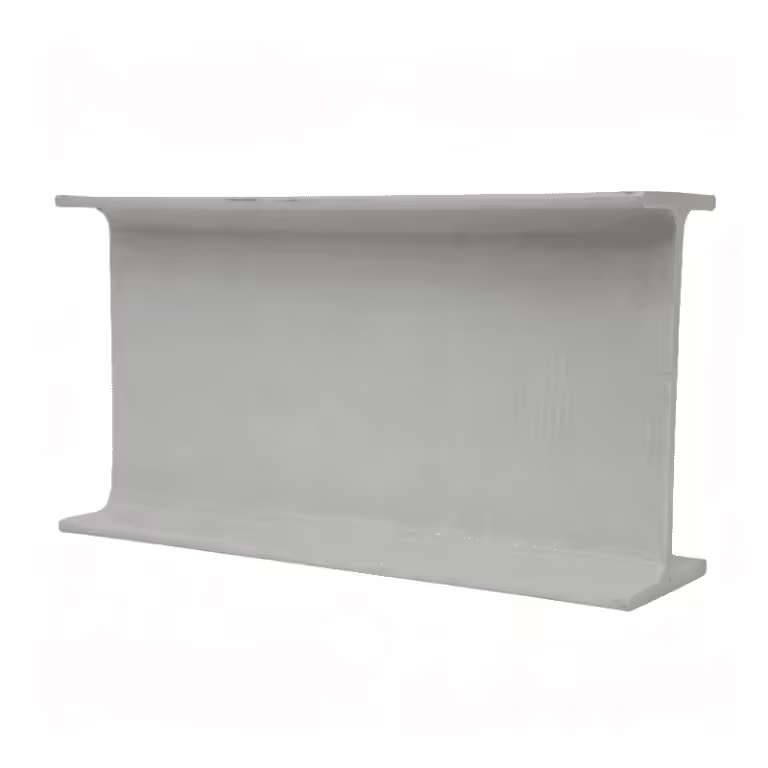 White corrosion-resistant fiberglass reinforced plastic FRP I-beam for construction