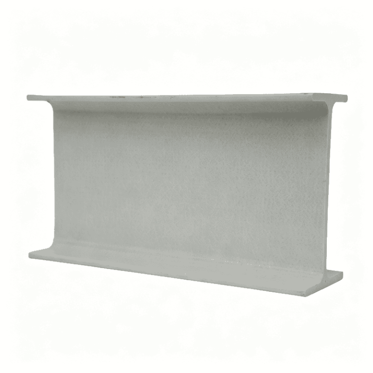 White corrosion-resistant fiberglass reinforced plastic FRP I-beam for construction