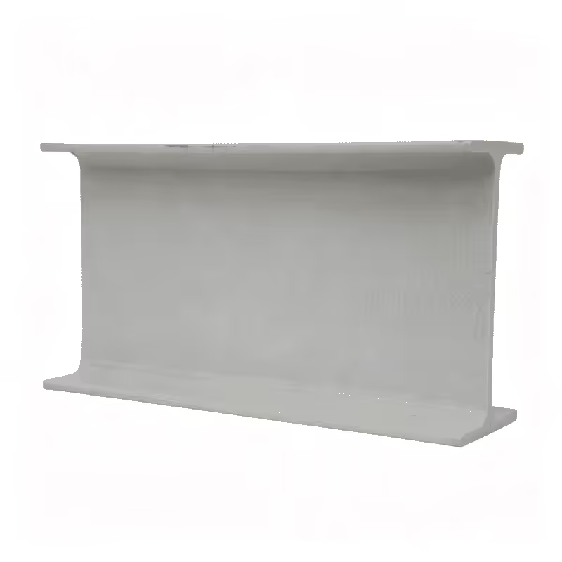 White corrosion-resistant fiberglass reinforced plastic FRP I-beam for construction