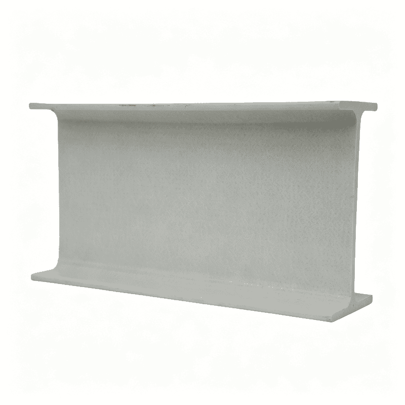 White corrosion-resistant fiberglass reinforced plastic FRP I-beam for construction