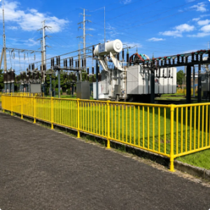 FRP fiberglass safety railings and fences for industrial and civil infrastructure