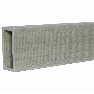 Lightweight corrosion-resistant fiberglass reinforced plastic rectangular FRP tube