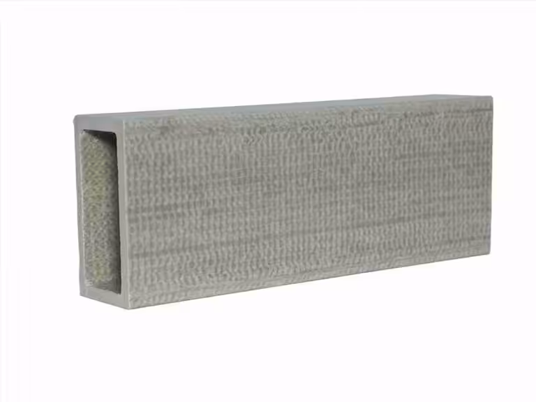 Lightweight corrosion-resistant fiberglass reinforced plastic rectangular FRP tube