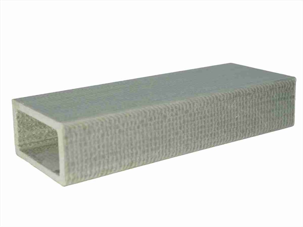 High strength fiberglass reinforced plastic rectangular FRP structural tube