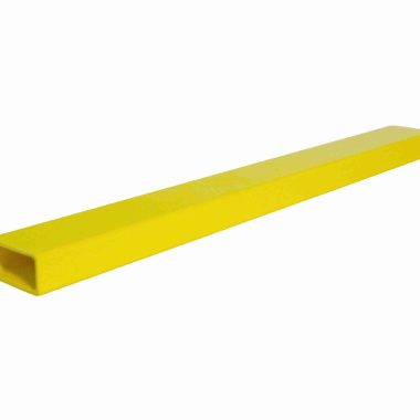 40×20×2mm corrosion-resistant yellow fiberglass FRP rectangular hollow tube profile
