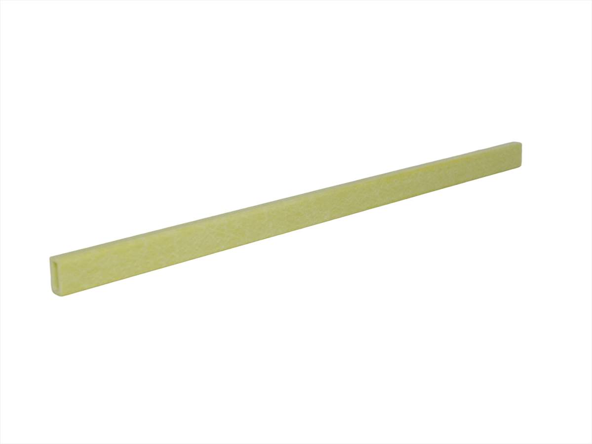 18×9×2mm corrosion-resistant yellow fiberglass FRP rectangular hollow tube profile