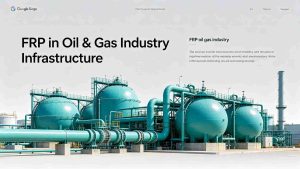 FRP pipes and equipment used in oil and gas industry infrastructure projects
