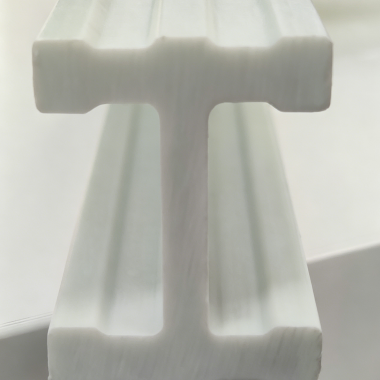 Corrosion-resistant white fiberglass reinforced plastic FRP I-beam for construction