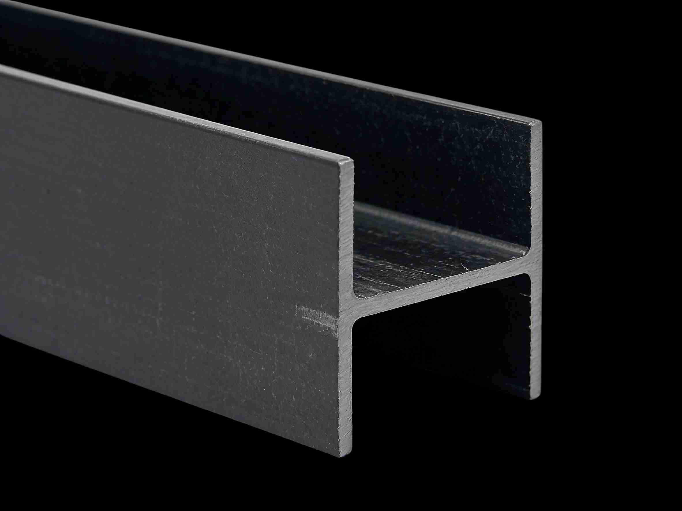 Black corrosion-resistant fiberglass reinforced plastic FRP I-beam for construction