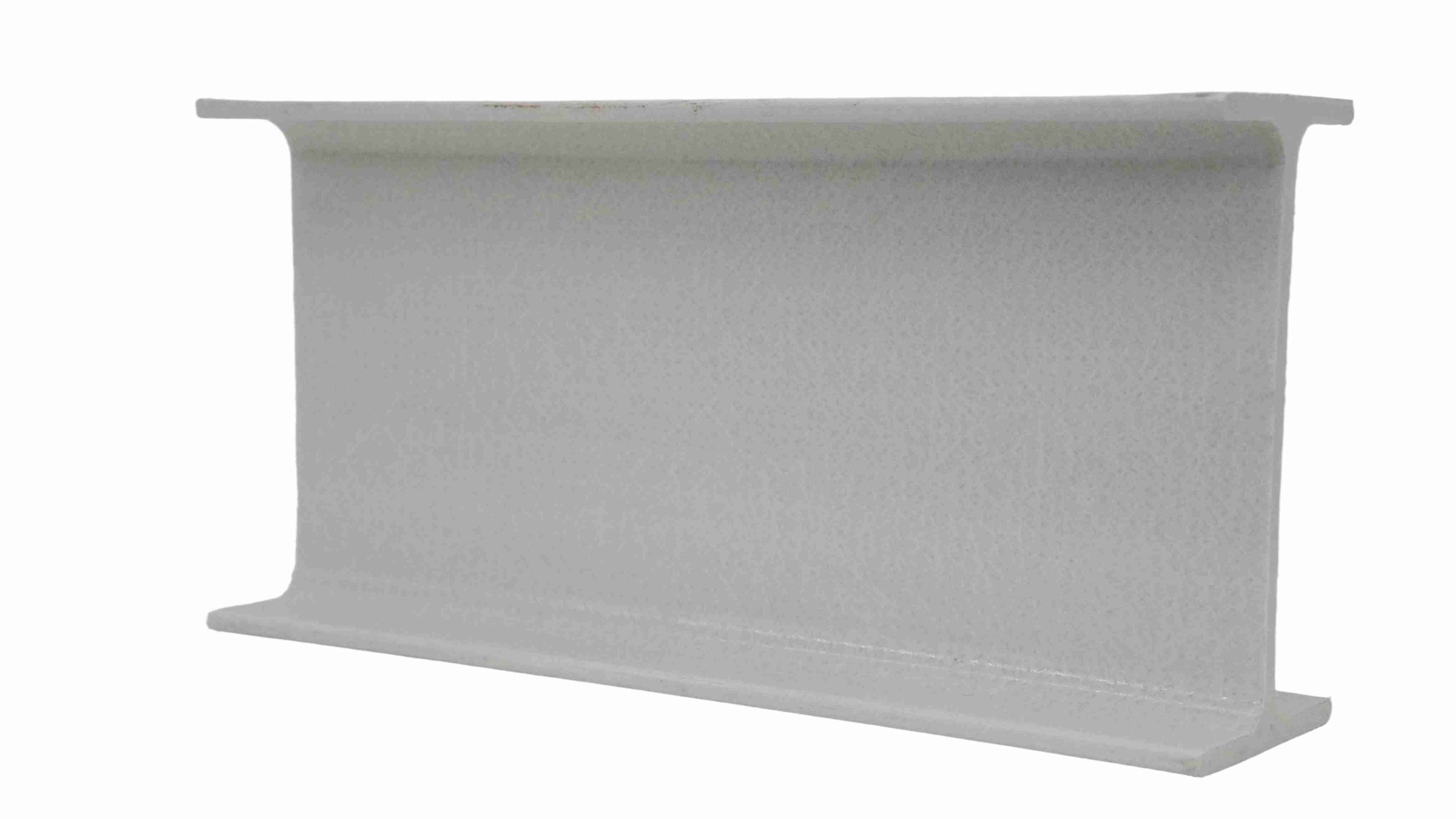 White corrosion-resistant fiberglass reinforced plastic FRP I-beam for construction