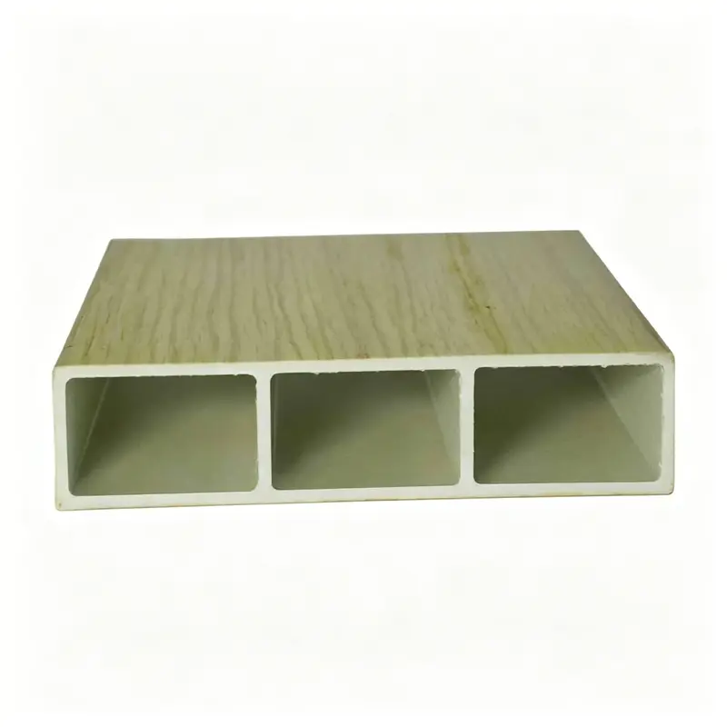 High-strength FRP multi-chamber rectangular profile, weather-resistant fiberglass hollow beam for building and industrial use