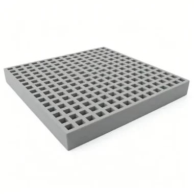 FRP grating panel, corrosion-resistant fiberglass molded grating for industrial flooring, walkways and chemical plants