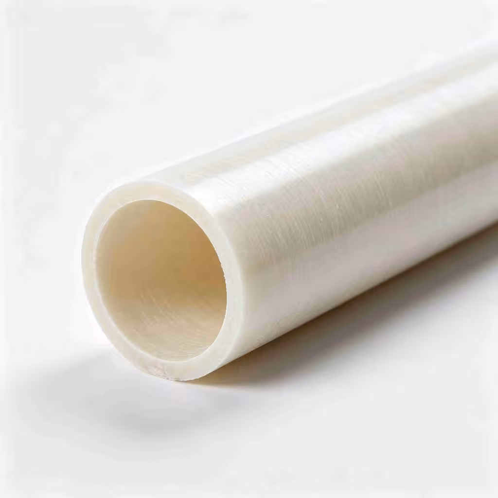25mm FRP Round Tube, corrosion-resistant fiberglass pipe for industrial and construction support