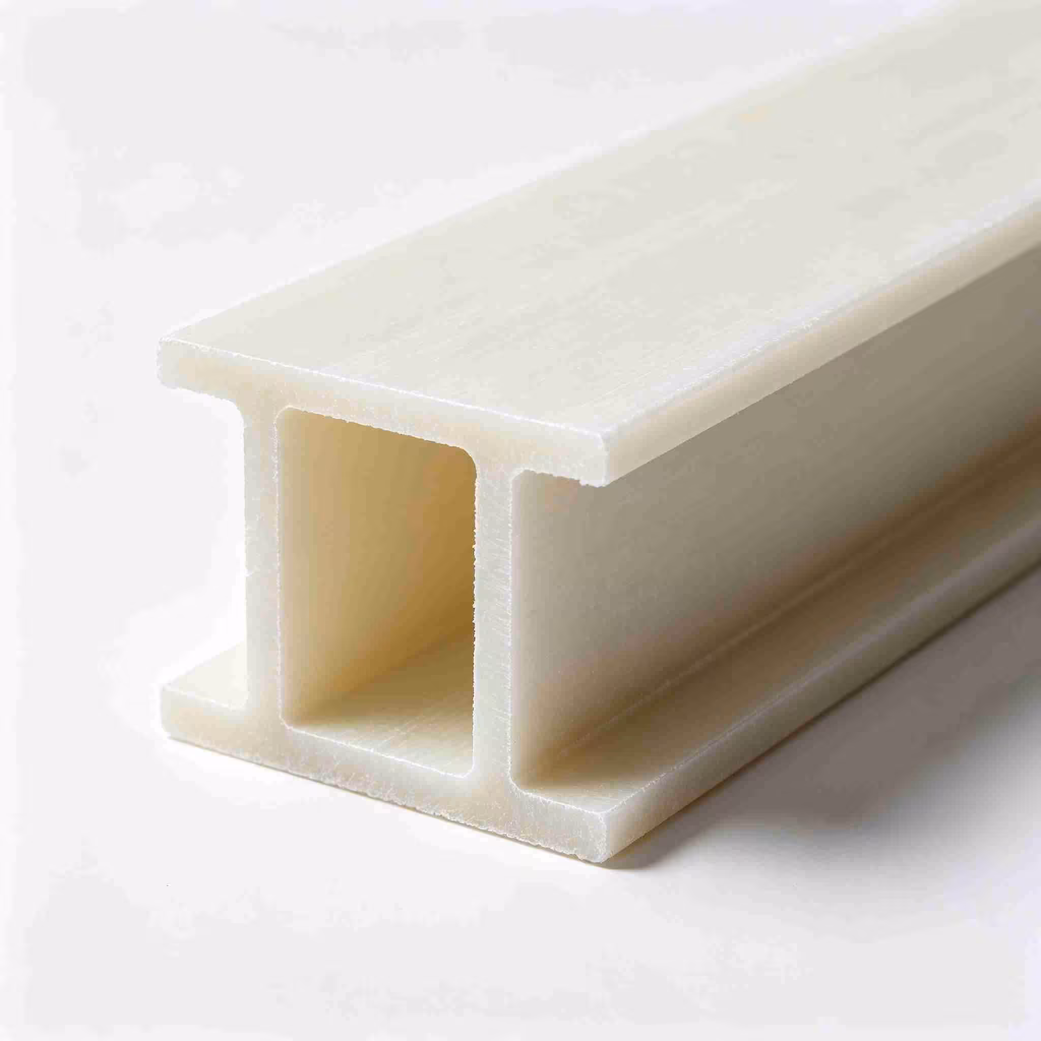 Lightweight durable FRP I Beam, rust-proof structural profile for engineering platforms and building support