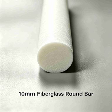 10mm Solid Fiberglass Round Bar, High Strength Insulating FRP Glass Fiber Solid Rod for Industrial Construction