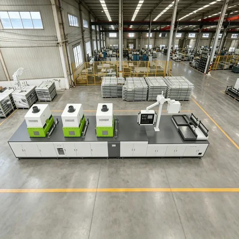 Industrial double-station hydraulic FRP pultrusion machine for composite profile manufacturing