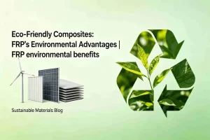 Sustainable fiberglass reinforced plastic composites eco-friendly environmental advantages
