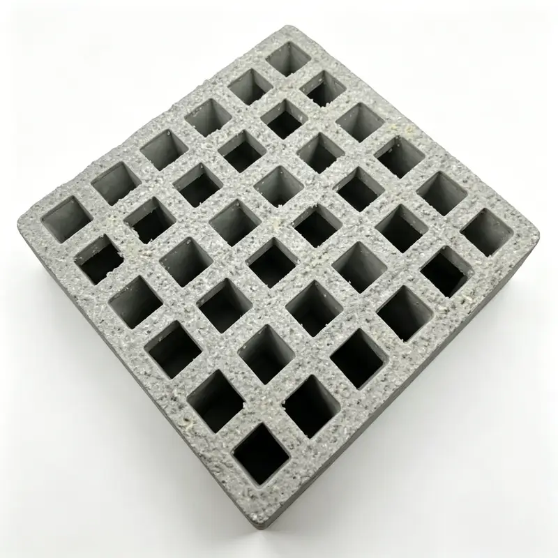 FRP molded grating, square mesh anti-slip fiberglass reinforced plastic flooring