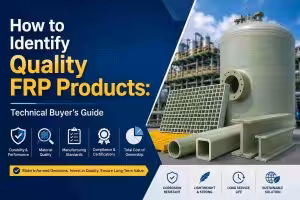 Technical guide for identifying quality FRP composite products including tanks, gratings and structural profiles