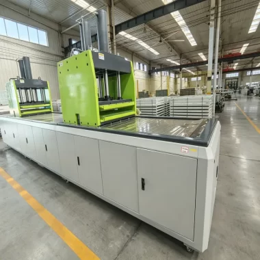 FRP pultrusion line equipment with green hydraulic press, fiberglass composite manufacturing machine for profile production