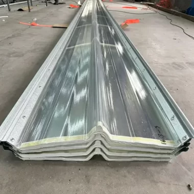 Anti-corrosion steel bound skylight sheet
