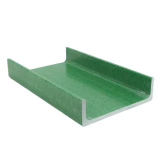 Green pultruded FRP channel structural profile