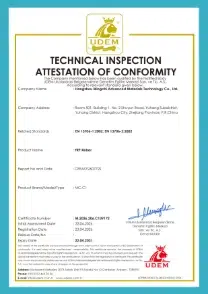 Mingchi technical inspection attestation of conformity